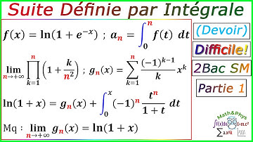Suite Définie par Intégrale - Calcul Intégrale - 2 Bac SM - [Exercice 49]