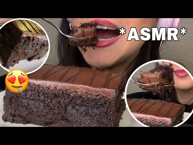 ASMR CHOCOLATE CAKE (No Talking) / ASMR Pastel de Chocolate (Sin Hablar)
