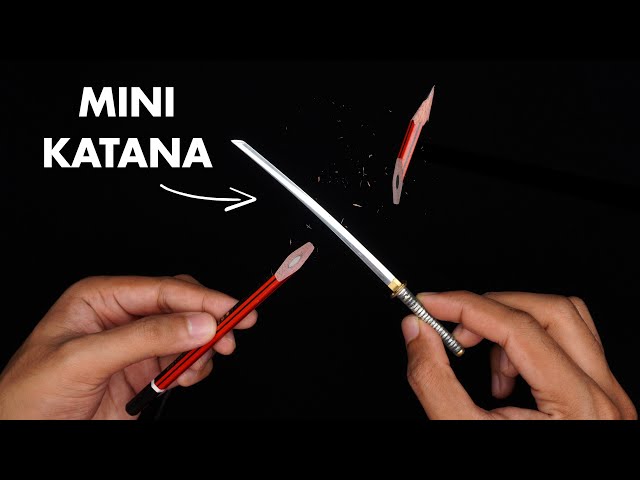 How to Make a Mini Katana 