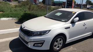 Kia K5 (Optima) - разгрузка машин в порту, Авто из Кореи на заводском газе.