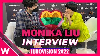 Monika Liu "Sentimentai" (Lithuania Eurovision 2022) | Interview after second rehearsal