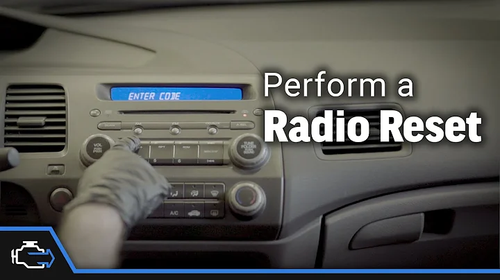 Radio Reset – 2006-2011 1.8L Honda Civic
