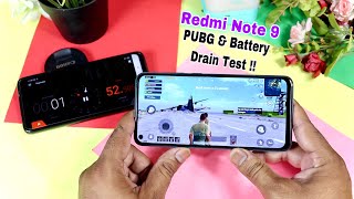 Redmi Note 9 PUBG Test - Battery Drain|PUBG Performance| Helio G85 !!