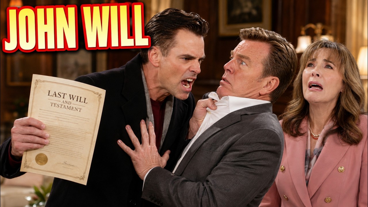 "CHANCELLOR IS MINE" - Billy finds John's will and yells at Jack Young And The Restless Spoilers