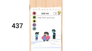 Brain Test 4 Level 437 Walkthrough