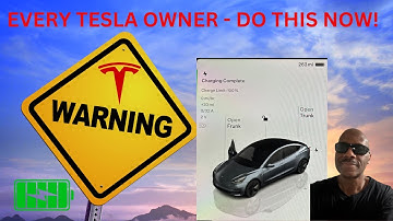 How To Recalibrate Tesla Battery Management System #tesla  #batteryhealth