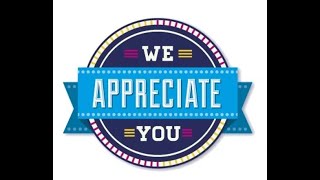 We Appreciate You