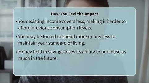 How Does Inflation Erode Your Purchasing Power?