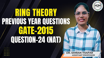 RING THEORY | GATE-2015 | Question.24 #gate2023 #csirnet2023 #netjrf #ringtheory #rset #cuet #net