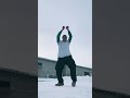 Energetic Dance Moves in the Snow#dance #snowdance #winterfun #dancemoves