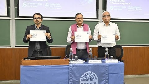 IIM Ahmedabad Launches India’s First Blended MBA in Business Analytics & AI