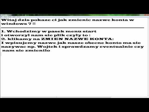 Wideo: Jak Zmienić Nazwę Sieci W Windows 7?