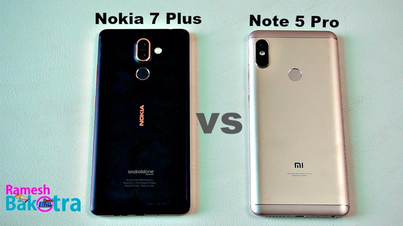 nokia 7 plus vs redmi note 5