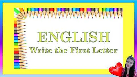 Write the First Letter of the Picture | Letters Ss...