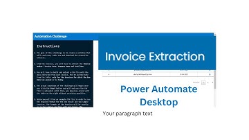 Complete RPA Challenge - Invoice Extraction #RPAChallenge #powerautomatedesktop - #part1
