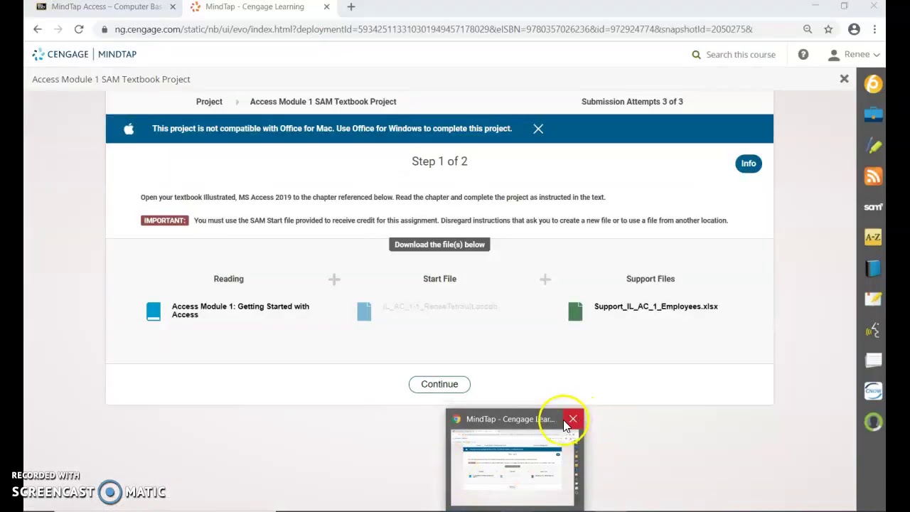 Access Module 1 eTextbook Project Part 1