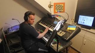 Video thumbnail of "Brudevalsen (fuld version) "Fra et folkesagn" - yamaha tyros 3 og böhm keybits 7"