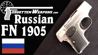 Russian FN 1905 Vest Pocket Officer's Pistol