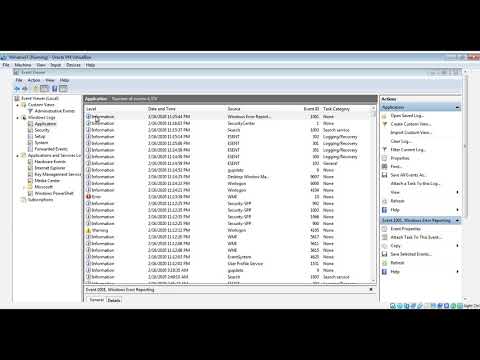 Windows Event Viewer For Error and Status Information on PC