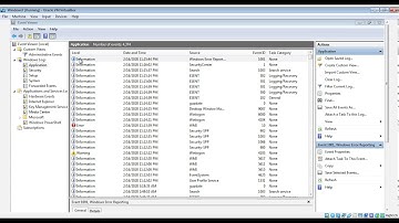 Windows Event Viewer For Error and Status Information on PC