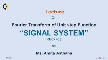 SIGNAL SYSTEM LECTURE 07 
