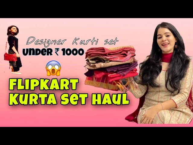 Flipkart Kurti Haul Under 500₹ | Best Embroidered,Sequins Kurtis |  Anarkali,Straight Kurti Tryon - YouTube