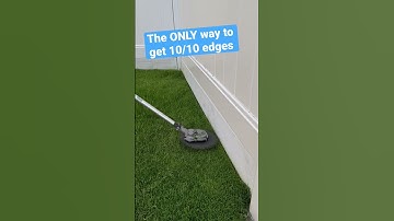 Ego Power Plus Rotocut. Crispy lawn edges. #satisfying #mowing