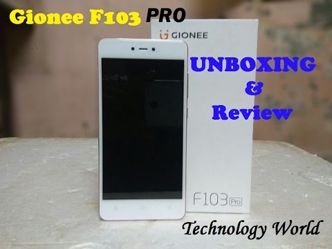 Gionee F103 Pro Unboxing  & Hands On Review