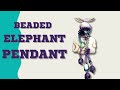 How to make a freeform beaded "Bollywood" style pendant