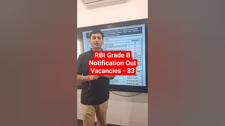 RBI Grade B 2025 Notification | RBI Officer Vacancy & Recruitment 2025 | RBI Official Exam Date 2025