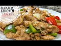 Chicken in black bean sauce stir fry recipe  chicken stir fry with pepper and onion