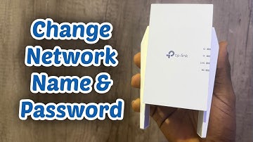 How to Change TP-Link RE505X WiFi Extender (AX1500) Network Name and Password