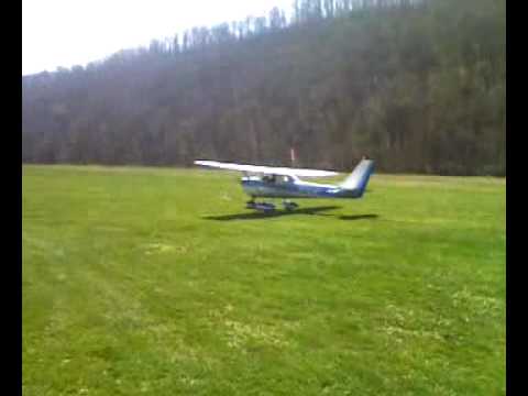 Take off video from the ground at Lee Bottom Airport.