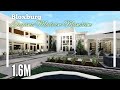 (1.6M) Elegant Modern Mansion w/ Guest House SpeedBuild - Bloxburg ROBLOX