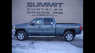2012 USED CHEVROLET SILVERADO 2500 DURAMAX BLUE GRANITE METALLIC $36,499 SOLD! 9341X