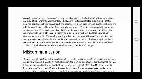 BA Sem 3, Main English, CCE 6, Themes in the novel Emma, by Prof.Shreya Trivedi