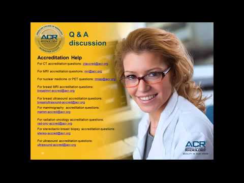 ACR Accreditation Update Webinar June 18, 2014