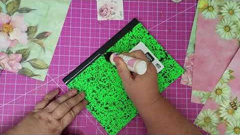 ALTERED COMPOSITION NOTEBOOK...SO PRETTY!