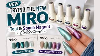 Trying the NEW MIRO Teal & Space Magnet Collections ✨