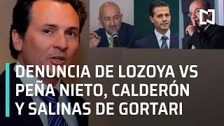 Denuncia de Lozoya contra Peña Nieto, Felipe Calderón y Carlos Salinas de Gortari - Las Noticias