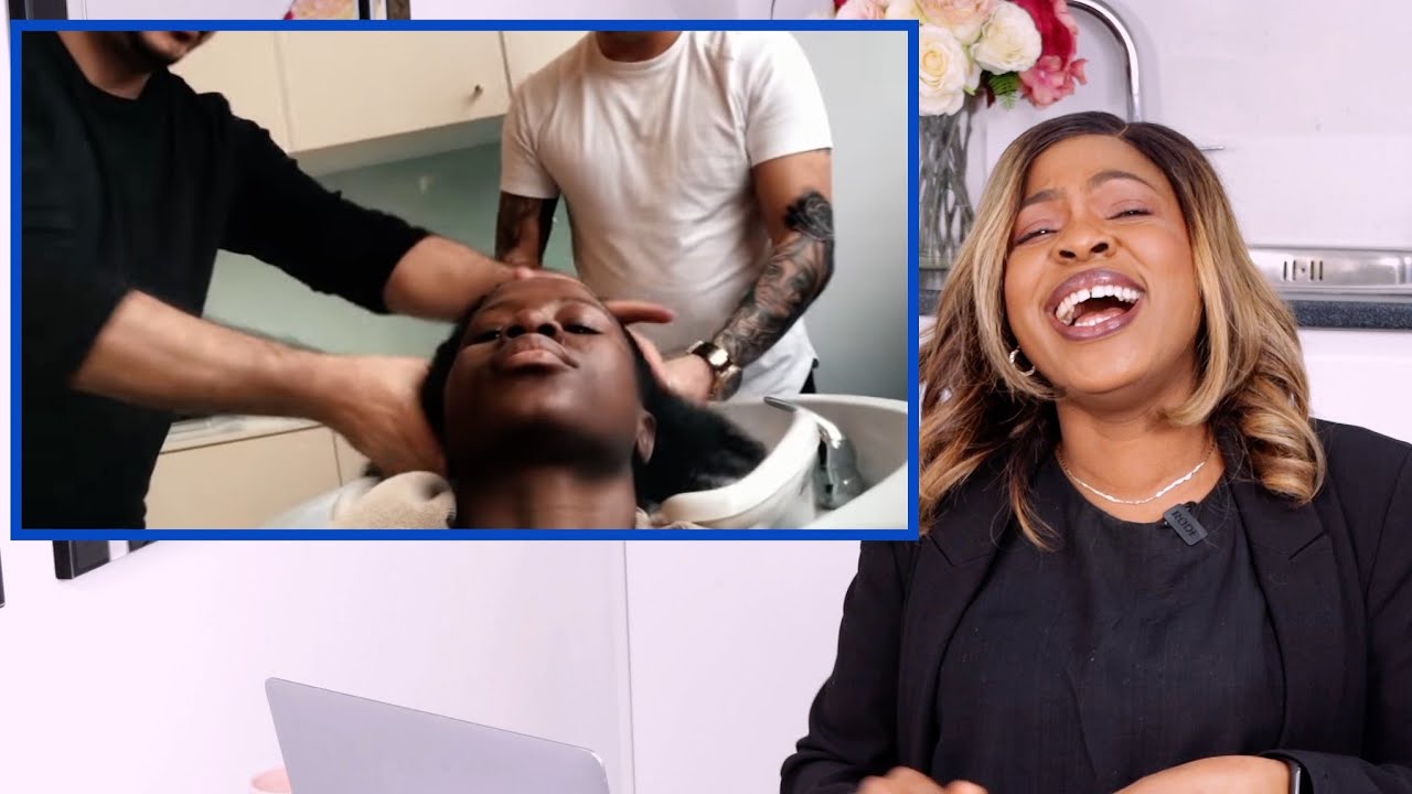 Hairdresser reacts to salon visit gone wrong YouTube