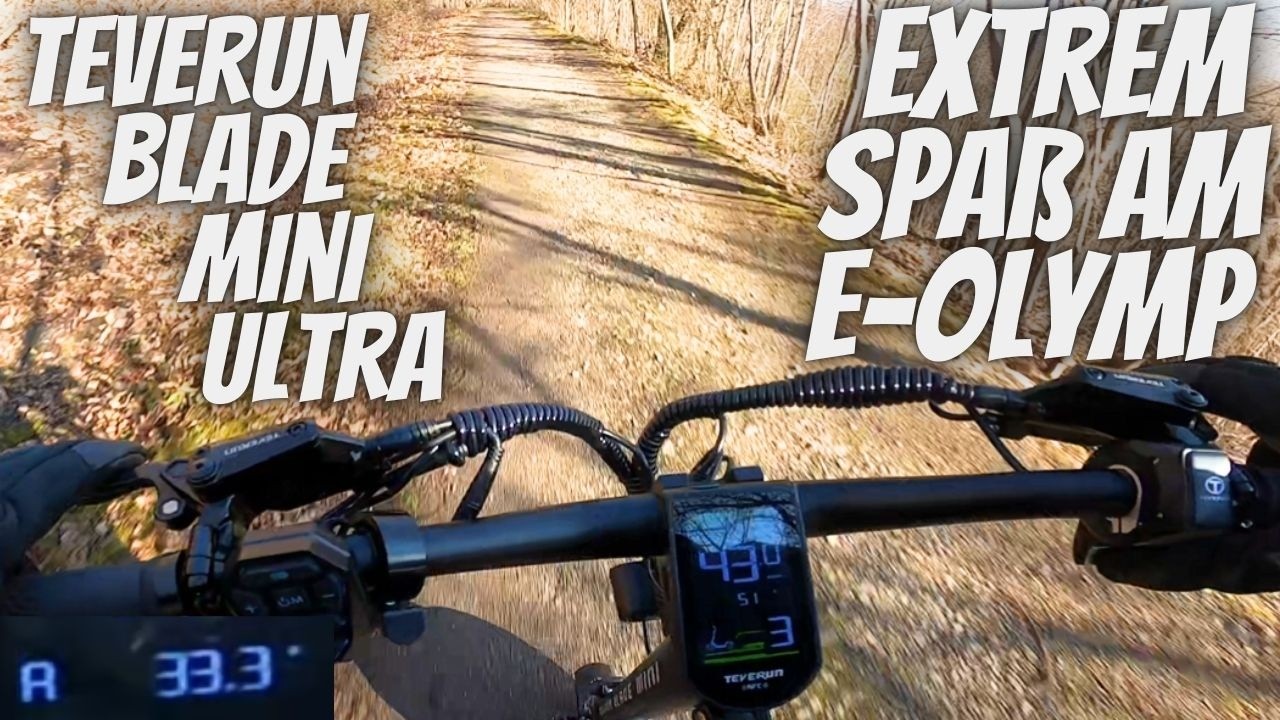 EXTREM Spaß mit Blade Mini Ultra von Teverun,35% Steigung  etc :-) 