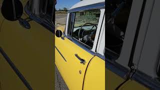 Taking my '55 Chevy Bel Air out for a ride, hot rodding at its best! #hotrod #streetrod #rockabilly