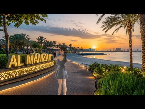 ANOTHER BEAUTIFUL SPOT ADDED TO DUBAI’s CHARM | NEWLY OPENED AL MAMZAR BEACH PARK DUBAI UAE 🇦🇪❤️