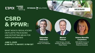 CRSD and PPWR: What New EU Regulations on Plastic Packaging and Reporting Mean for American Brands