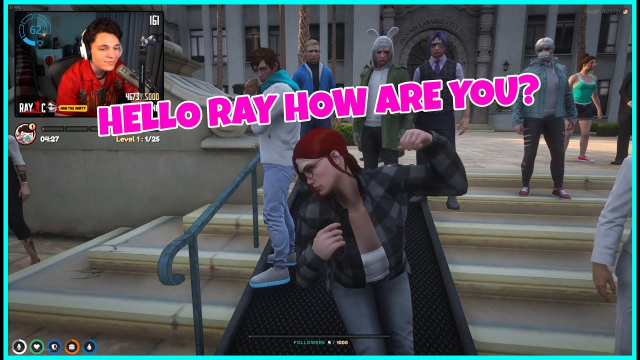 Ash finally did it on how to greet Ray | GTA RP NoPixel 3.0