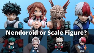 Toy Figures Beginner Collectors Guide Nendoroids Or Scale Figures? Ft. My Hero Academia Series
