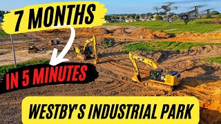 Westby's Industrial Park 2021 - 2022 | Construction Job Site Documentation with Drone