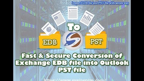 Recover corrupted EDB file by converting it into PST file via SysInspire EDB to PST Converter Tool