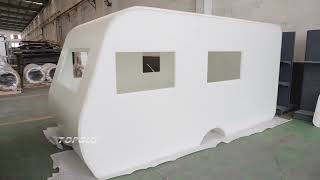 Caravan Body Made of Thermoplastic Polypropylene Honeycomb Panels